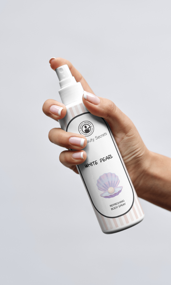 simple Body splash label design by rola khader 