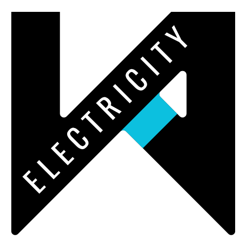 Simple Basic Logo For AV electricity company designed by rola khader