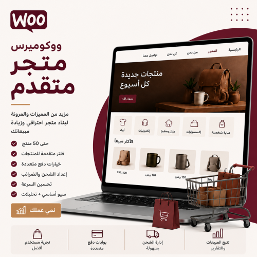 تصميم متجر ووكومرس متقدم