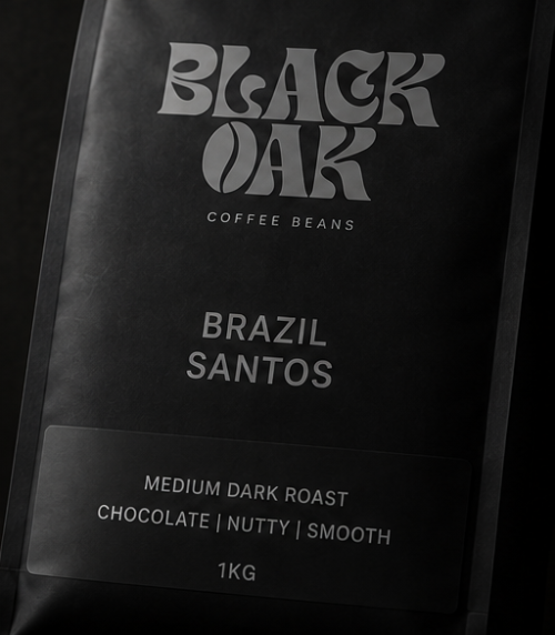 Black Oak Brazilian Coffee Packaging