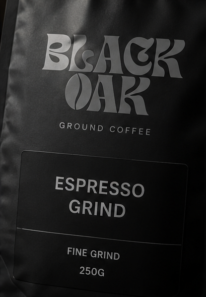 Premium Black Oak Espresso Grind