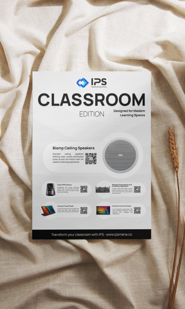 IPS white IPS informative poster design for new technologies design by rola khader