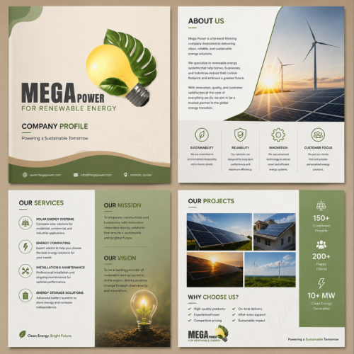 Company Profile Design service