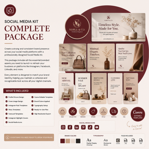 Complete Social Media Kit
