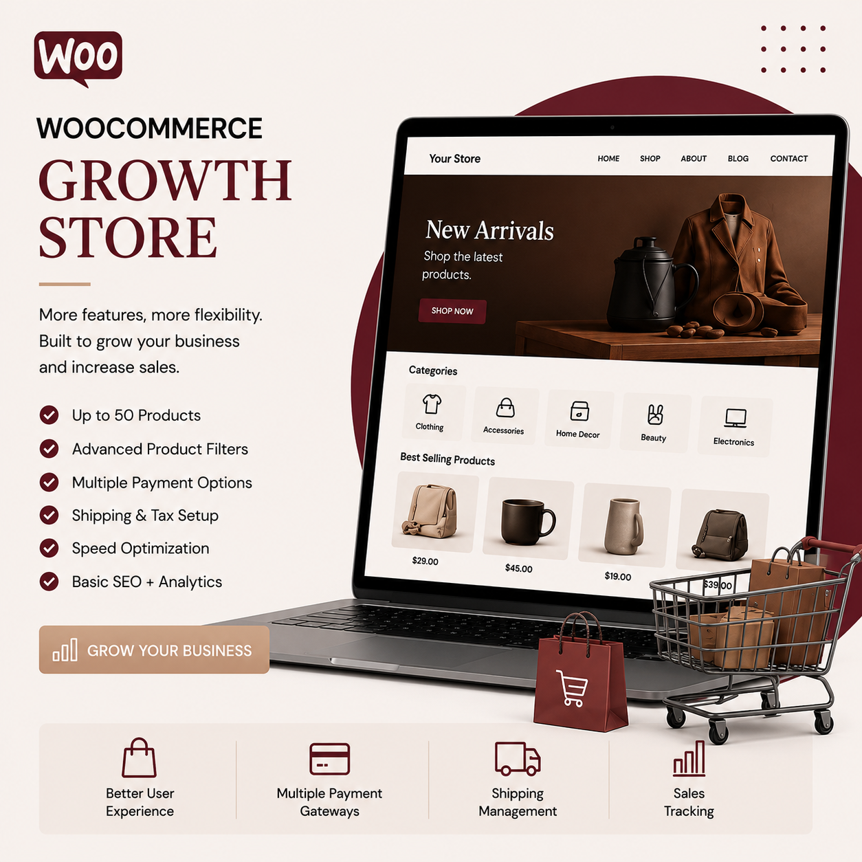 WooCommerce Store Design (Business Package)