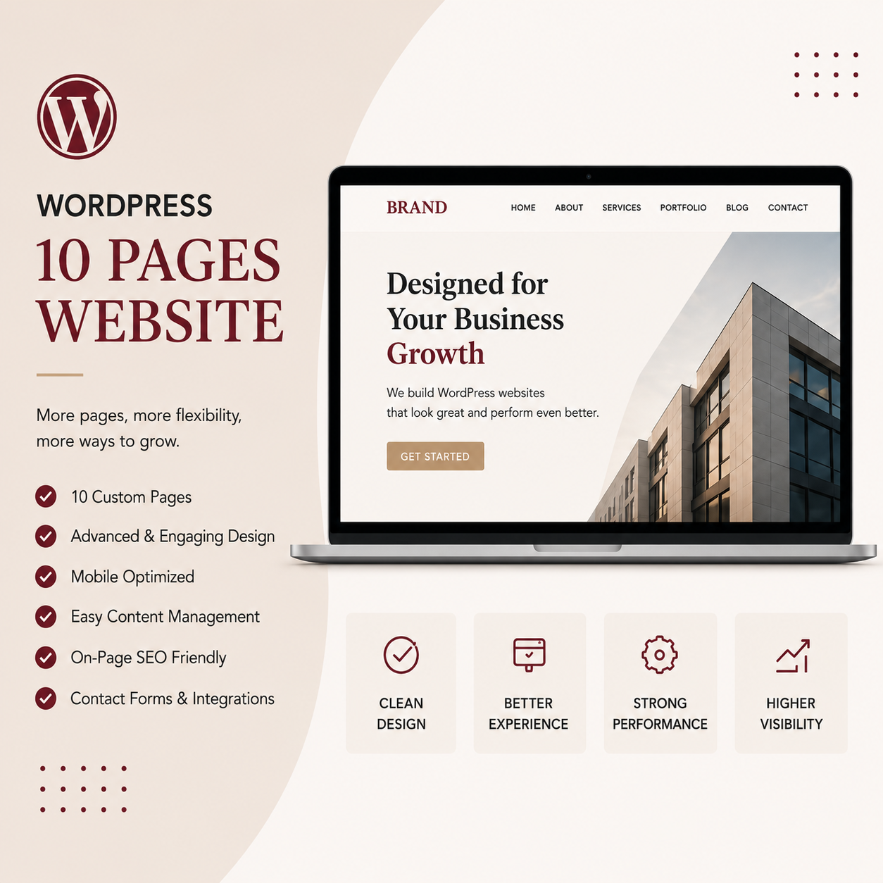 WordPress Website Design (Business Package)
