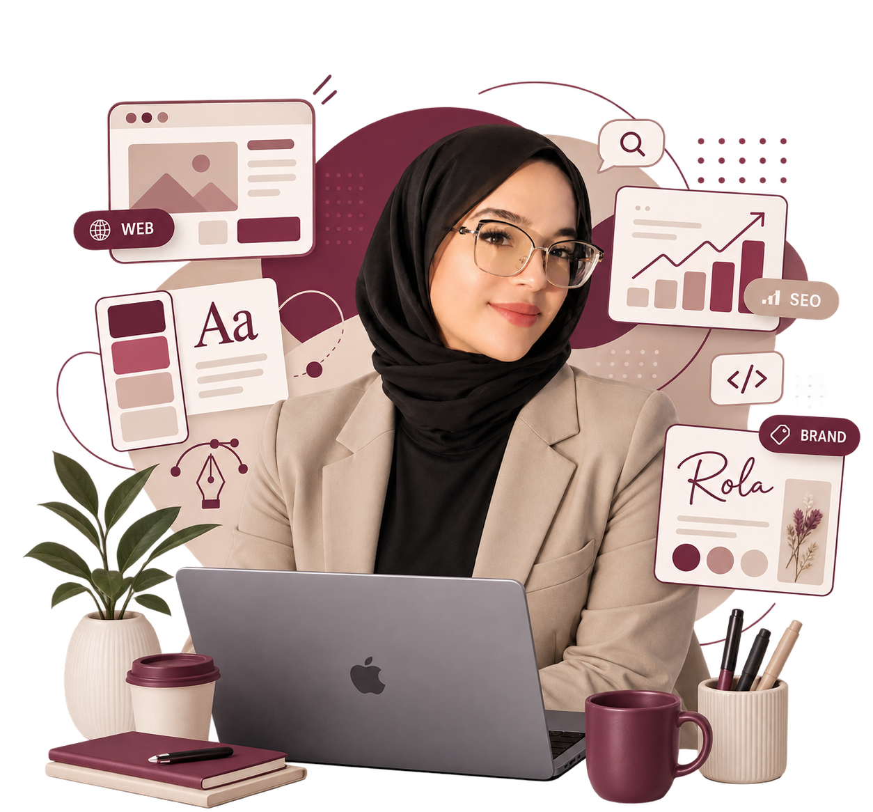 About Rola Khader, web designer & SEO Specielist Rola Khader – Digital Presence Designer